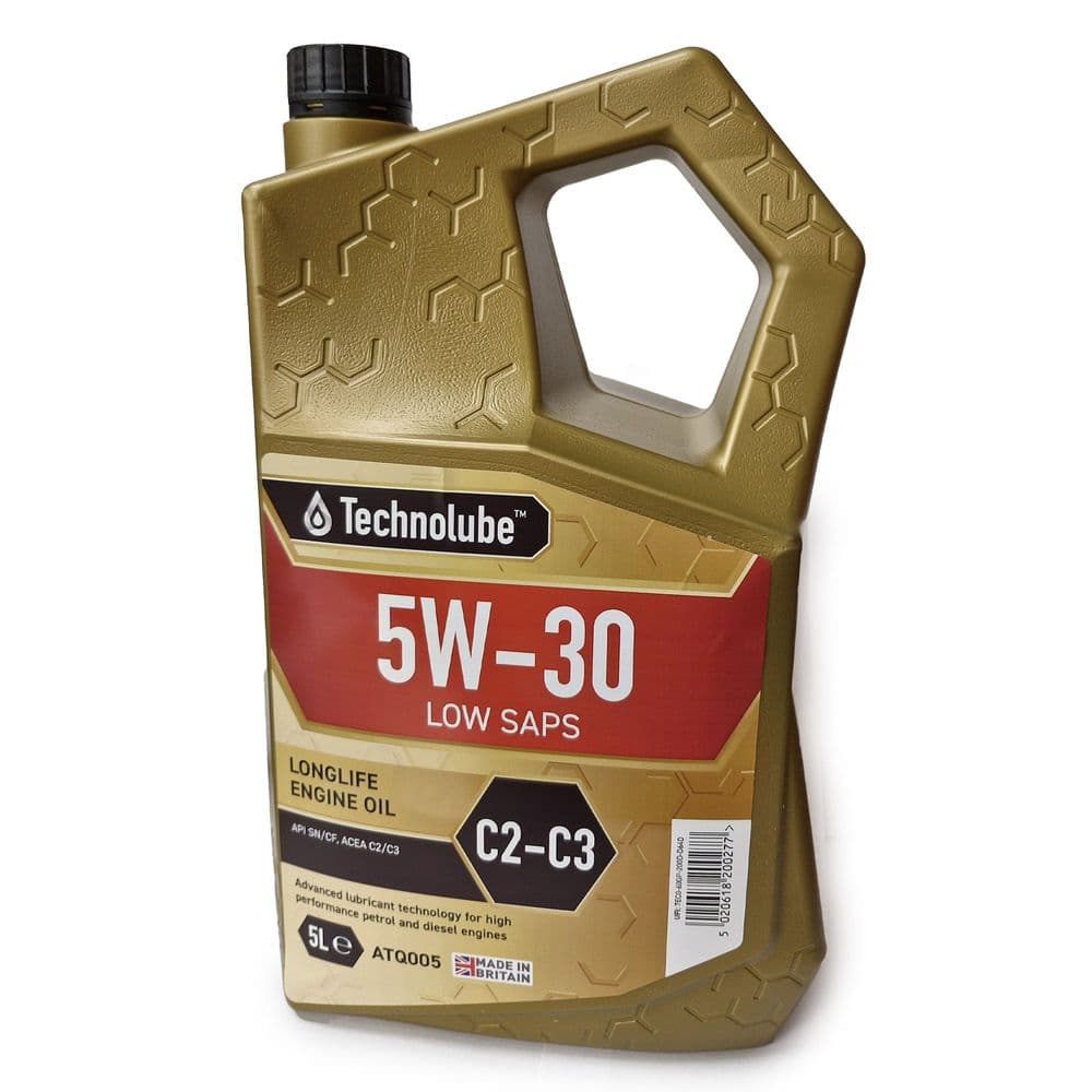 Technolube 5W30 C2 - C3 Engine Oil Fully Synthetic 5L