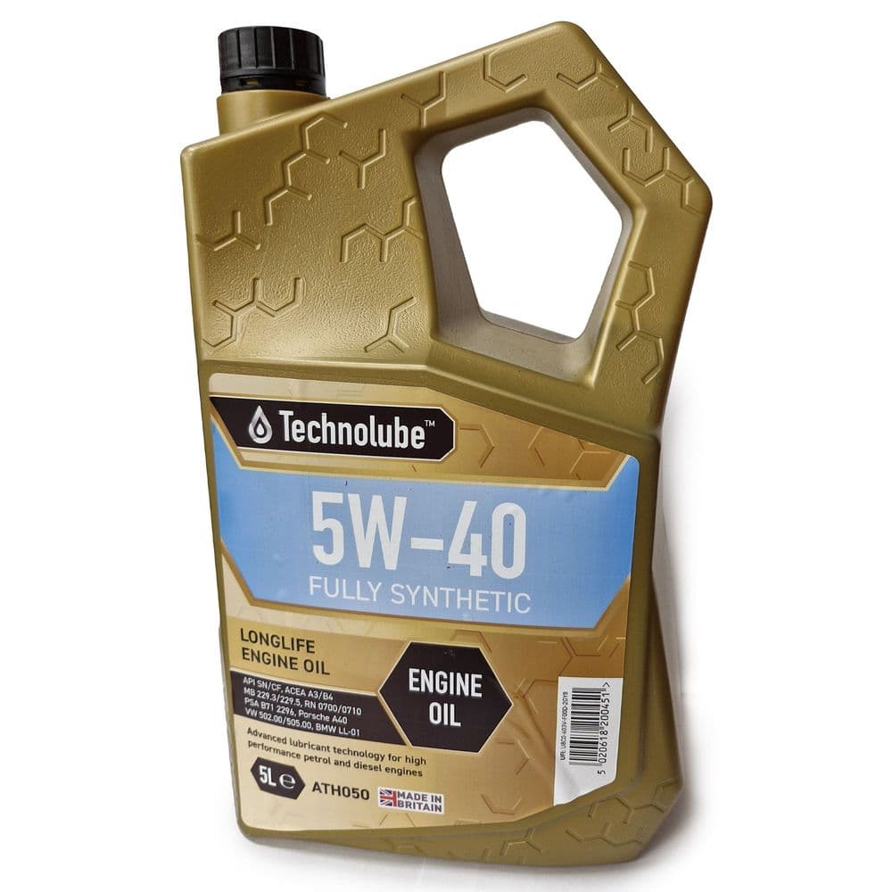 Technolube 5W40 Engine Oil Fully Synthetic 5L