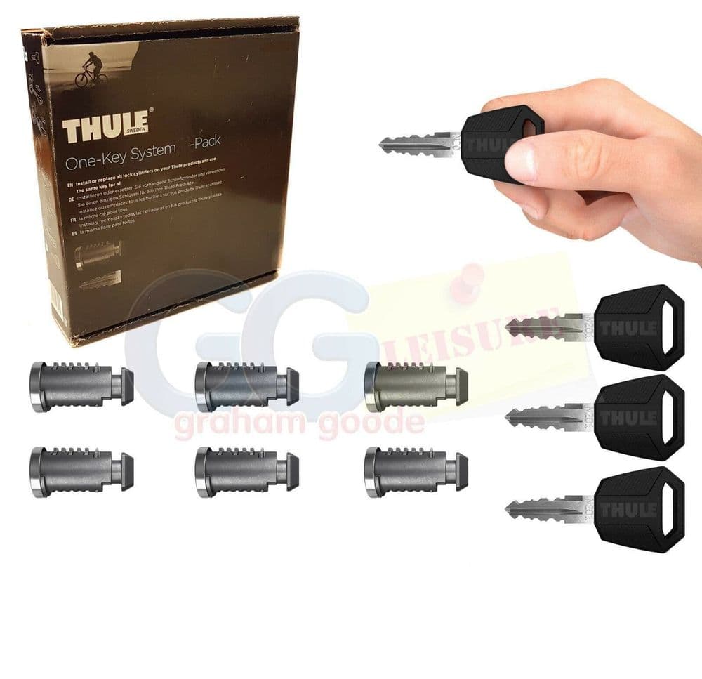 Thule 450600 One Key System - Set of 6 Locks Includes Master Key