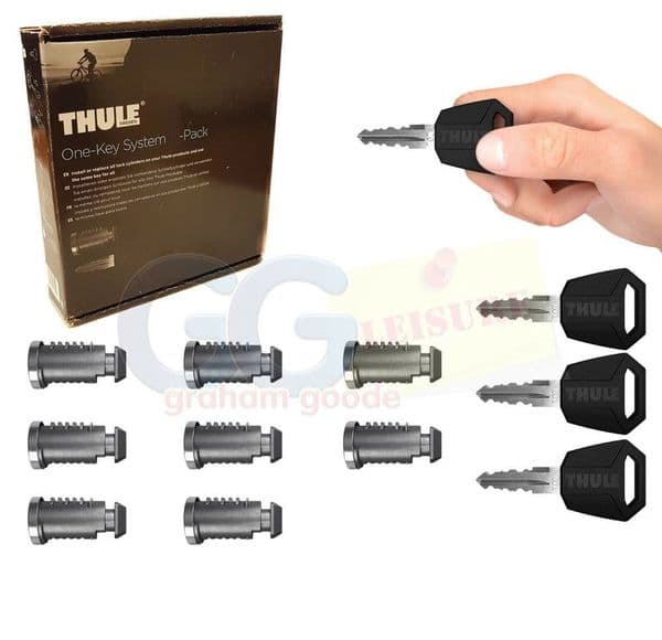 Thule 450800 One Key System - Set of 8 Locks Includes Master Key