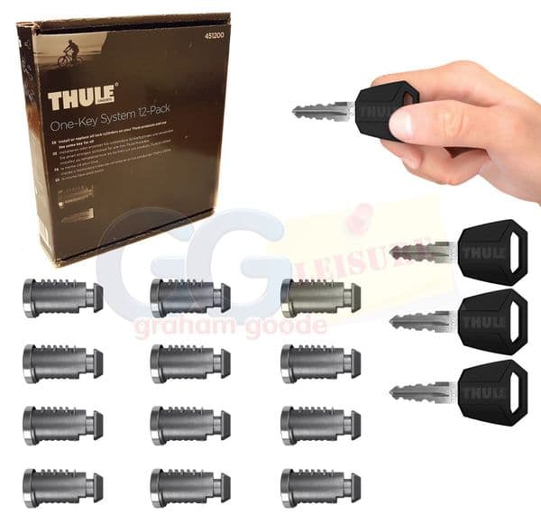 Thule 451200 One Key System - Set of 12 Locks Includes Master Key