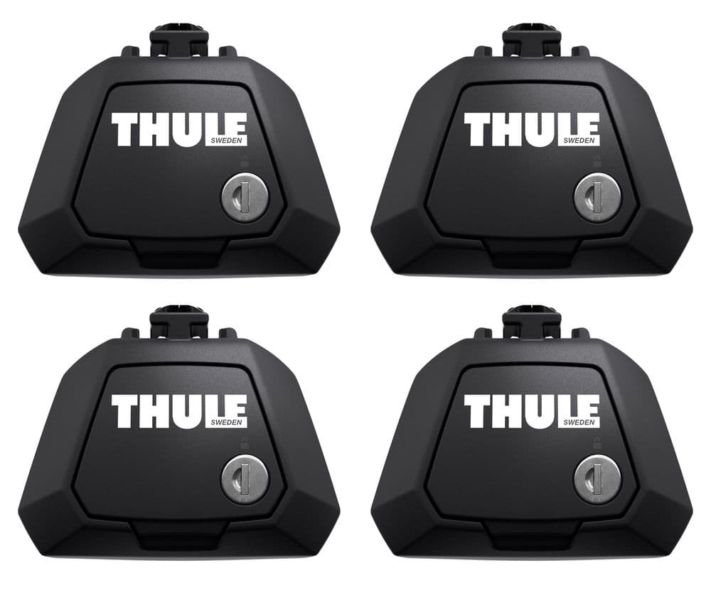 Thule 710410 Evo Clamp Foot Pack Fittings - with Locks