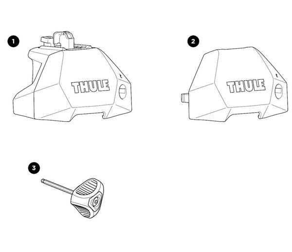 Thule 710700 Foot Pack Spare Parts - Goode Leisure