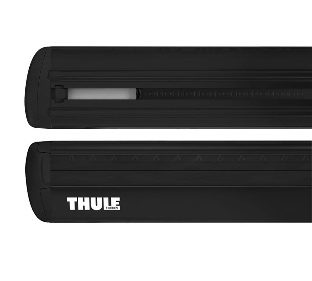 Thule 711120 Evo Black WingBars Roof Bars - Pair 108cm