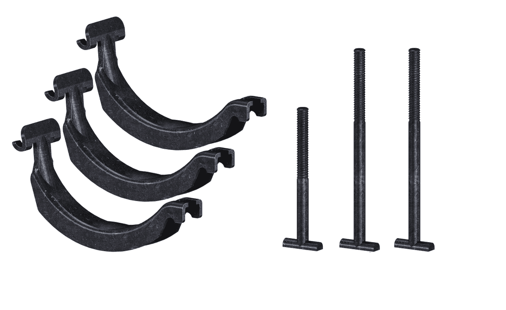 Thule 889500 Square Bar Adapter Kit for Pro Ride Bike Cycle Carrier
