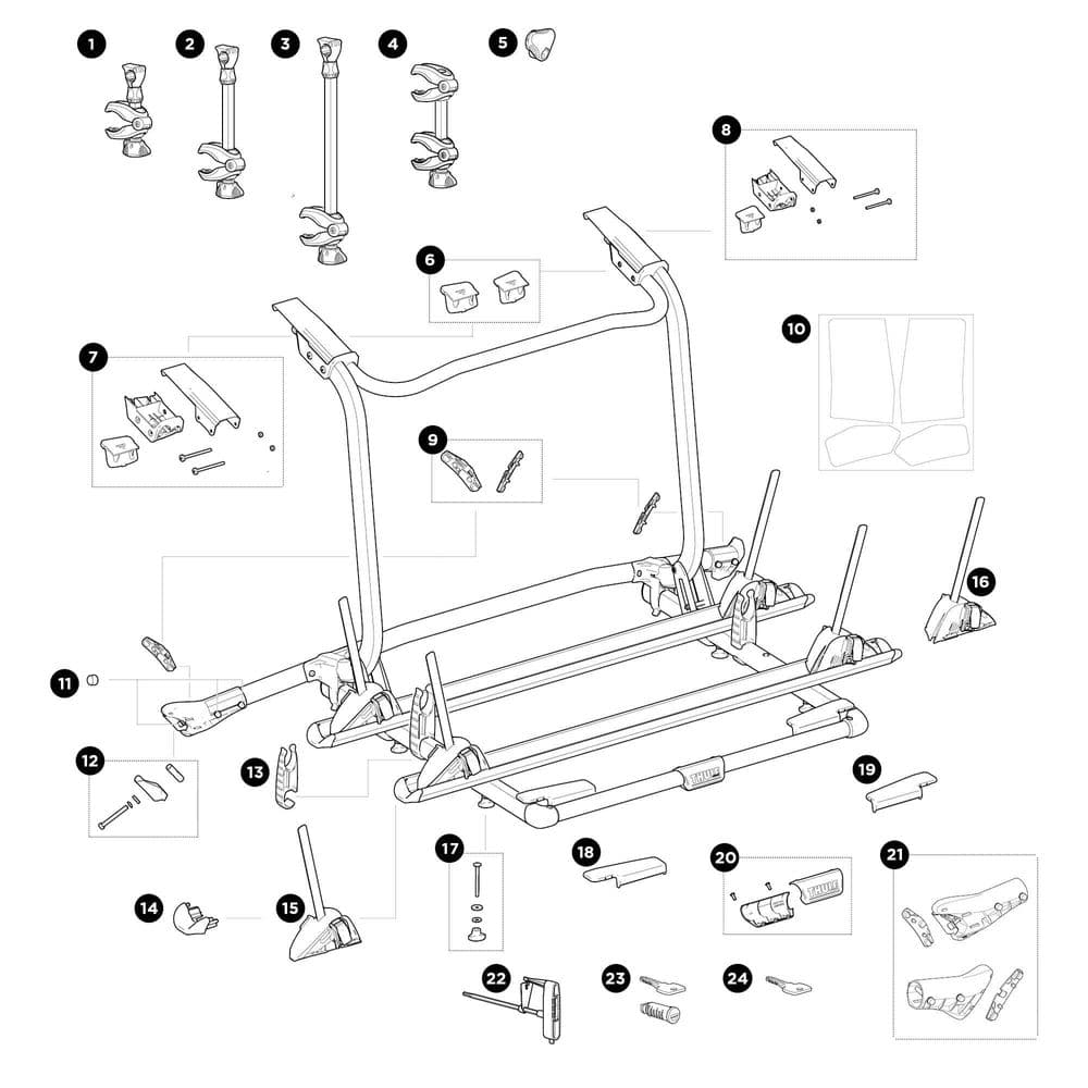 Thule 911002 WanderWay - Spare Parts