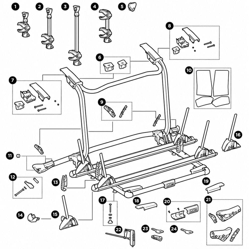 Thule 911002 WanderWay - Spare Parts