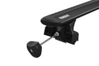 Thule Aero Black WingBars Roof Rack Bars KIA Carens 2013- on Flush Railings