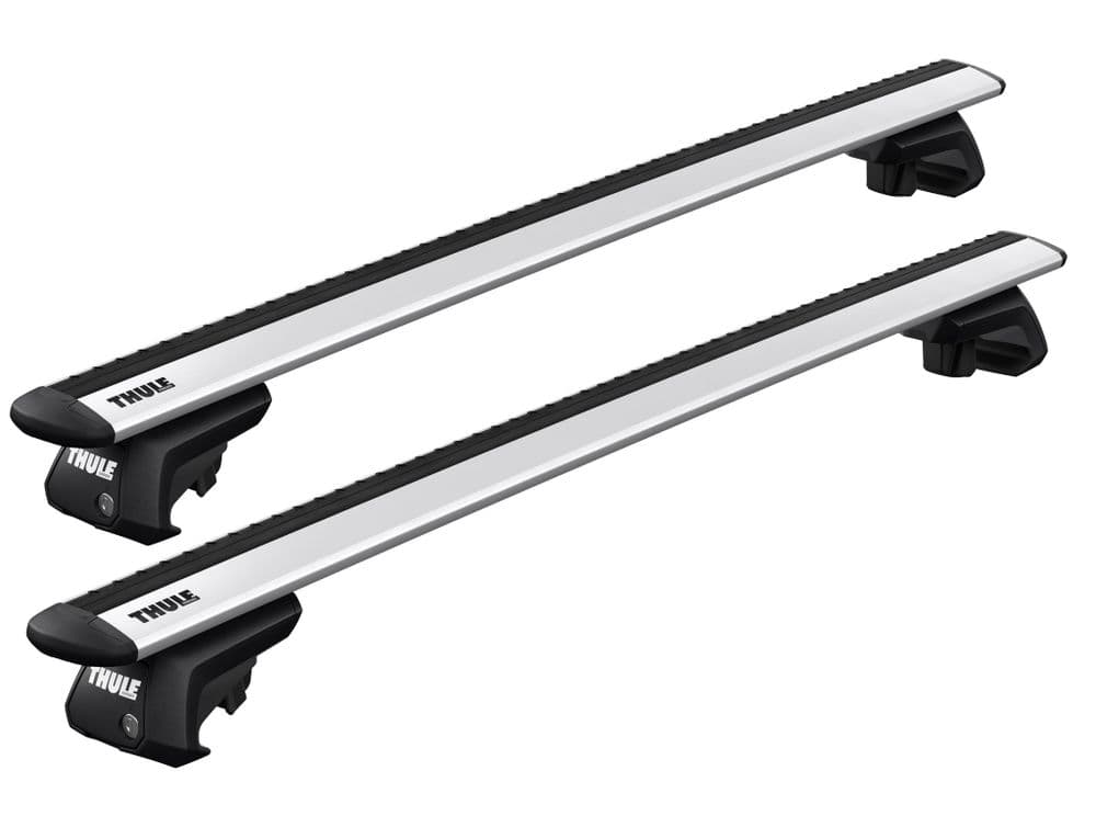 Thule Aero WingBars Roof Rack Rail Bars VW Golf Estate 2007 to 2013