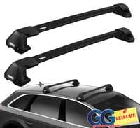 Thule Black WingBar Edge Roof Rack Bars | Mini Clubman 2016- onwards