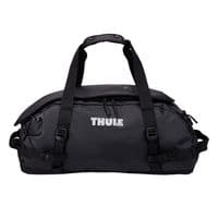 Thule Chasm 40L Duffel Bag in Black | Recycled, Weather-Resistant Travel Gym Duffel