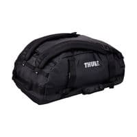 Thule Chasm 40L Duffel Bag in Black | Recycled, Weather-Resistant Travel Gym Duffel