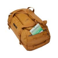 Thule Chasm 40L Duffel Bag – Golden Brown | Recycled, Weather-Resistant Travel Gym Duffel