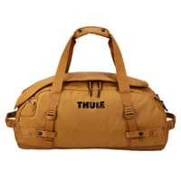 Thule Chasm 40L Duffel Bag – Golden Brown | Recycled, Weather-Resistant Travel Gym Duffel