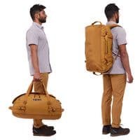 Thule Chasm 40L Duffel Bag – Golden Brown | Recycled, Weather-Resistant Travel Gym Duffel