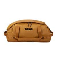 Thule Chasm 40L Duffel Bag – Golden Brown | Recycled, Weather-Resistant Travel Gym Duffel