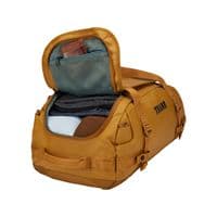 Thule Chasm 40L Duffel Bag – Golden Brown | Recycled, Weather-Resistant Travel Gym Duffel