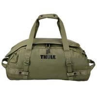 Thule Chasm 40L Duffel Bag in Olivine Green | Recycled, Weather-Resistant Travel Gym Duffel