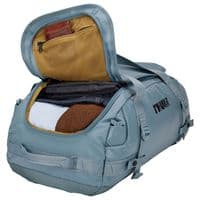 Thule Chasm 40L Duffel Bag in Pond Grey | Recycled, Weather-Resistant Travel Gym Duffel