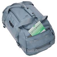 Thule Chasm 40L Duffel Bag in Pond Grey | Recycled, Weather-Resistant Travel Gym Duffel