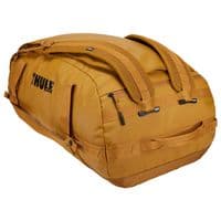 Thule Chasm 70L Duffel Bag – Golden Brown | Recycled, Weather-Resistant Travel Duffel