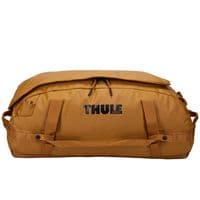 Thule Chasm 70L Duffel Bag – Golden Brown | Recycled, Weather-Resistant Travel Duffel