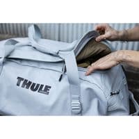 Thule Chasm 70L Duffel Bag – Pond Grey | Recycled, Weather-Resistant Travel Duffel