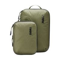 Thule Compression Packing Cube Set – Small & Medium (Soft Green)