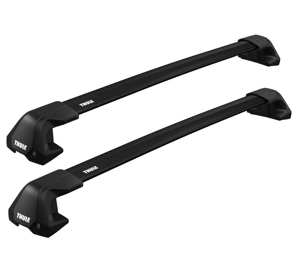 Thule Edge Black WingBars Roof Rack Bars | VW Golf 3/5dr Hatchback 2004-2007