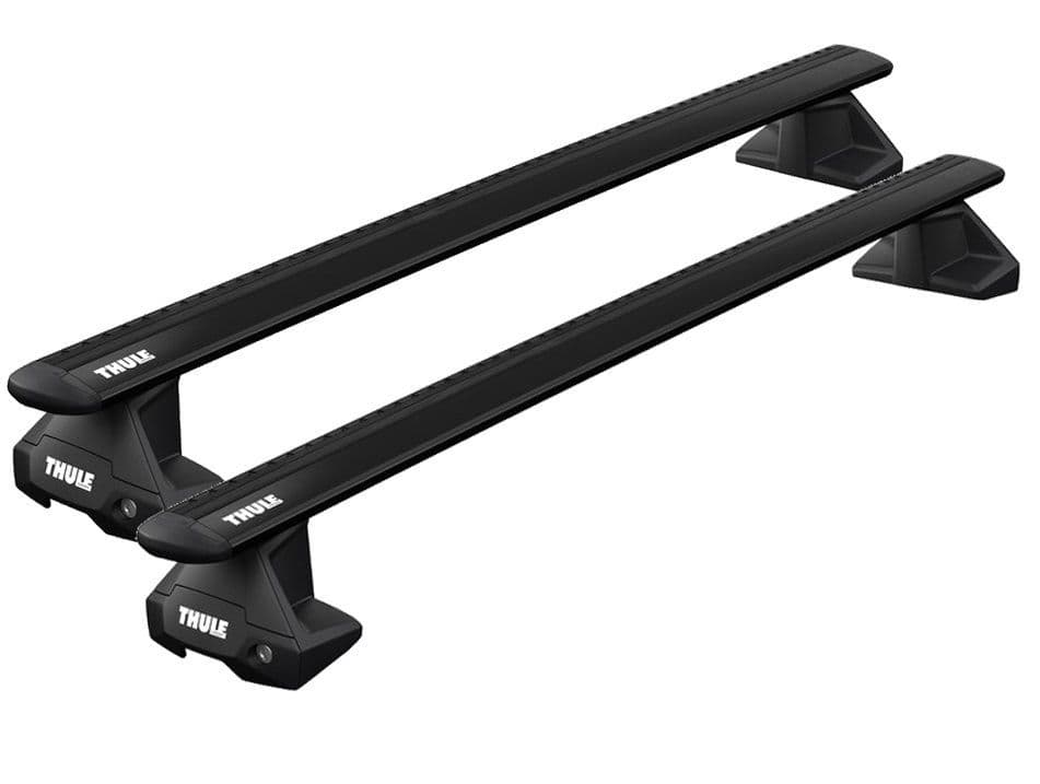 Thule Evo Black WingBars Roof Rack Bars | Audi A4 4dr Saloon 2016- onwards