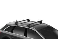 Thule Evo Black WingBars Roof Rack Bars Vauxhall Crossland X - Goode Leisure