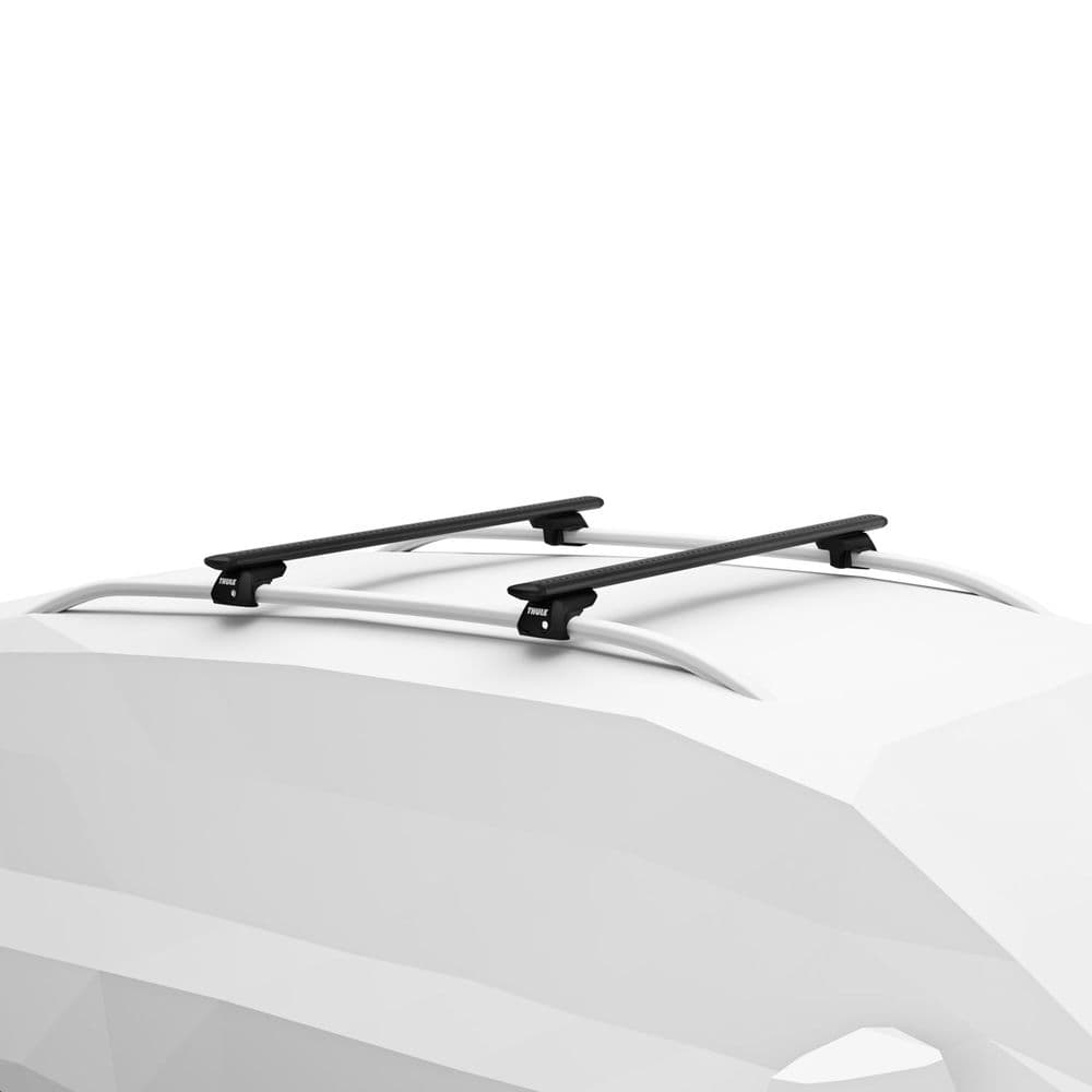 Thule Evo Black WingBars Roof Rack Rail Bars | Mini Countryman 2017- onwards