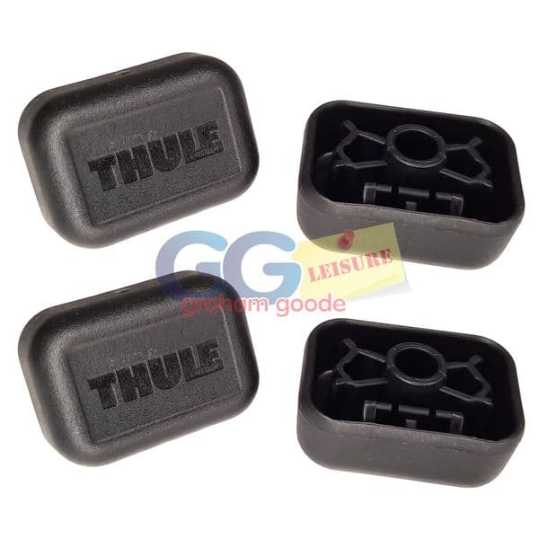 Thule Evo Square Roof Bars End Caps Set of 4