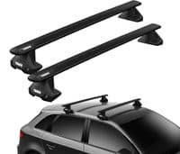 Thule Evo Black WingBars Roof Rack Bars Audi Q4 Sportback e-tron