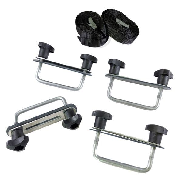 Roof Box U Clamps Fitting Kit -80mm