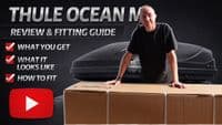 Thule Ocean M Matte Black Roof Box | Secure Car Roof Storage