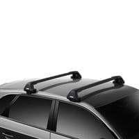 Thule Roof Rack Bars Black WingBar Edge, Skoda Fabia 5dr Hatch 2022+ onwards