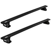 Thule Roof Rack Bars Evo Black WingBars Toyota Avensis Estate 2009 to 2018