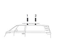 Thule Roof Rack Bars SquareBar VW ID Buzz 2023- onwards