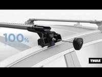 Thule Roof Rack Bars WingBar Edge Silver Honda CR-V 2012 to 2018