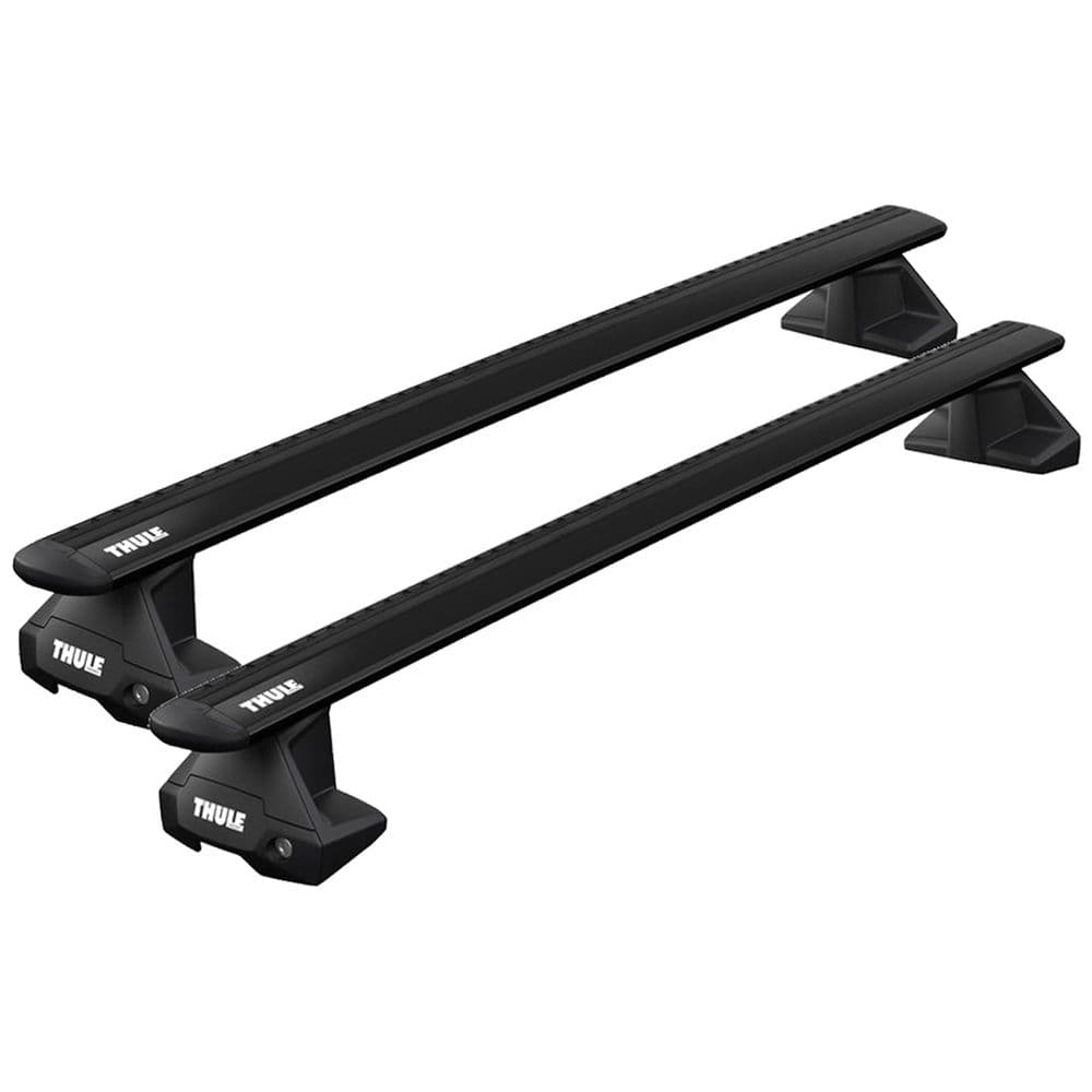 Thule Roof Rack Bars WingBar Evo Black, Skoda Fabia 5dr Hatch 2022+ onwards