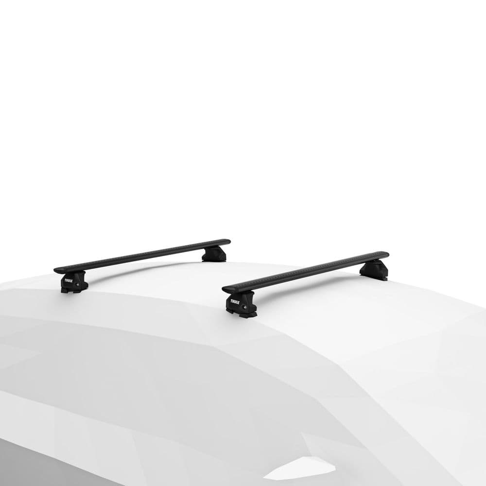 Thule Roof Rack Evo Black Wing Bars for Jeep Grand Cherokee 2011 to 2021