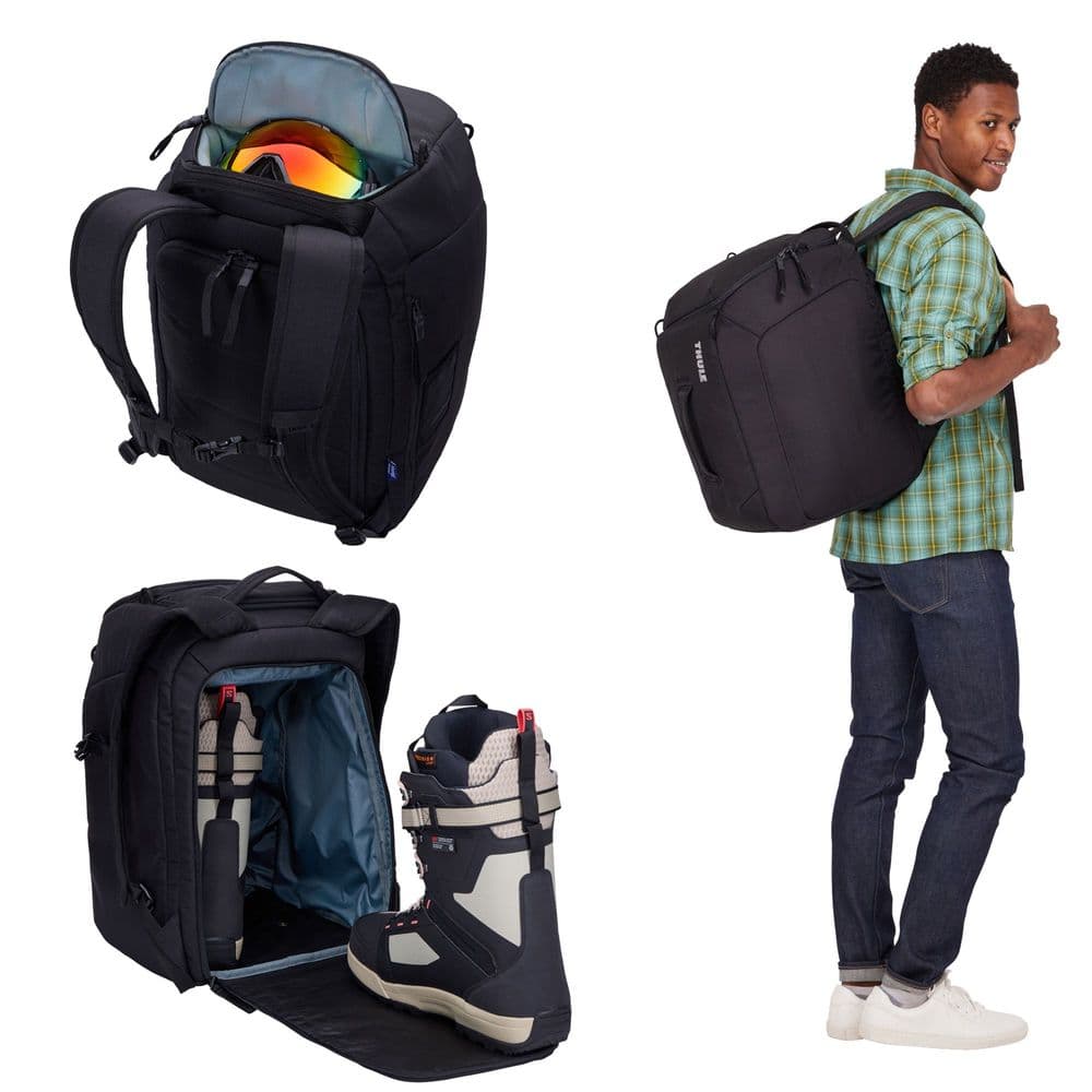Thule RoundTrip Ski Boot Rucksack 45L Black