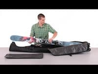 Thule RoundTrip Ski Roller Bag 175 cm – Black | Padded Double Ski Travel Bag with Wheels