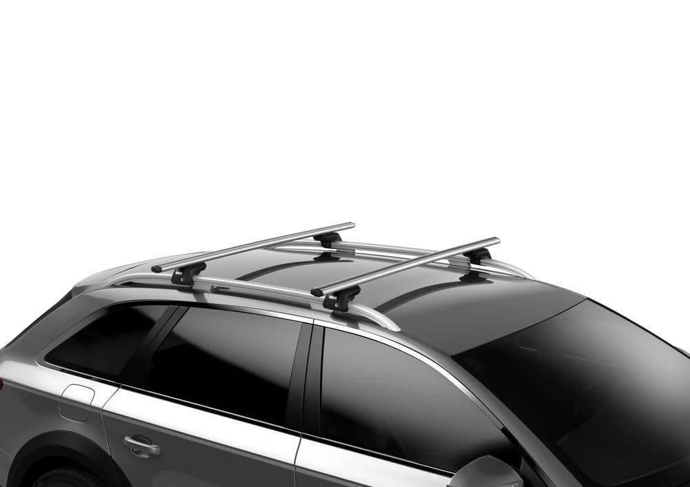 Thule SmartRack XT Aluminium Aero Roof Rack Bars 135cm for Open Rails - Clearance