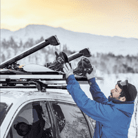 Thule SnowPack Extender Aerodynamic Slide Out Ski Rack