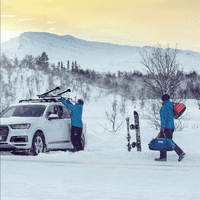 Thule SnowPack Extender Aerodynamic Slide Out Ski Rack