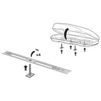 Thule T Track Adapter Fittings for Force & Motion Roof Box  - 697604