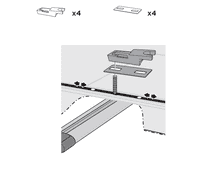 Thule T Track Adapter Fittings for Ocean Roof Box