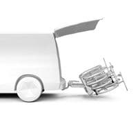 Thule VeloSpace XT 3 Bike Adapter 9031100 – Add-On Extension for Extra Bicycle Capacity